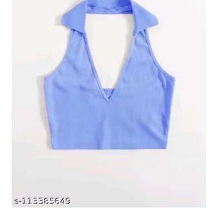Crop Top, Backless Bit Cleavage Shown Too