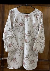 Floral Print Tunic Top