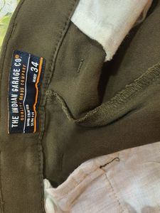 Olive Cargo Joggers