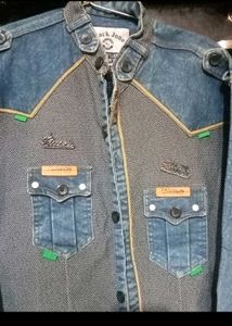 Unique Denim Patchwork Shirt