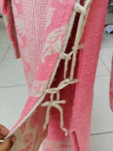 Pink Colored Woolen Kurti