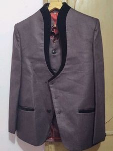 Brown Waistcoat &amp; Shirt Set