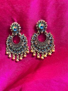 Beautiful Peacock Design Earrings