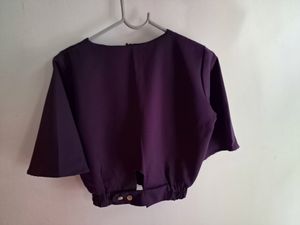 Sale!!Women Purple Blouse Top!!