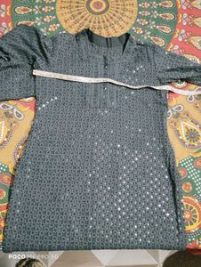 Elegant Grey Kurta