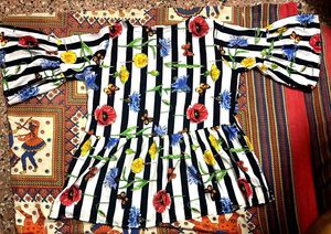 🌸Bold Floral Striped Peplum Top | Chic &amp; Fresh