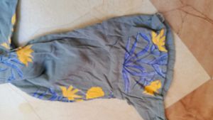 Grey Floral Kurta