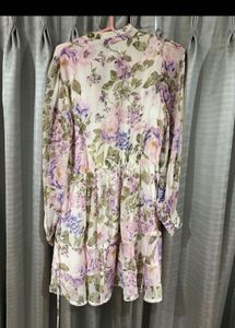 Floral Print Mini Dress
