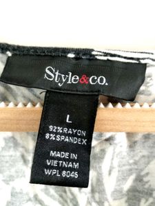 Beautiful Black And White Dress