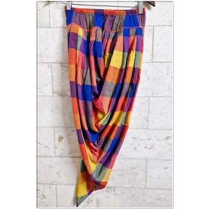 Checked Dhoti Pant