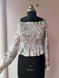 Long Peplum Top