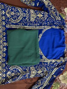 Emerald Green Embellished Outfit