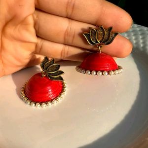 Lotus Jhumka ♥️✨, Waterproof 💧