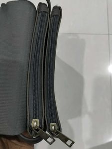 Grey Floral Sling Bag