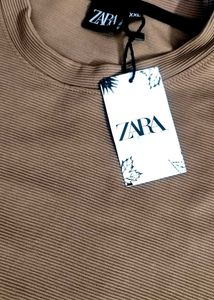 Zara Limited Edition Brown Textured Pullover