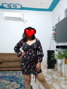 Floral Print Mini Dress