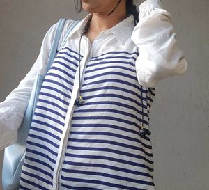 Stripped White Shirt
