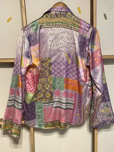 Patchwork Print Shirt