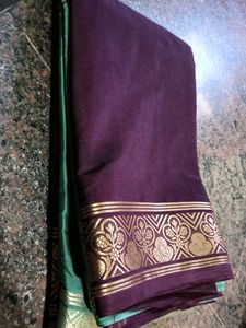 Elegant Purple Saree