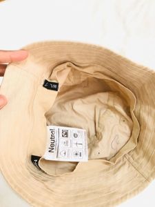 Beige Bucket Hat