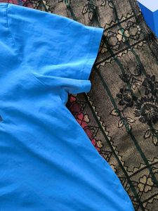 North Face Blue Graphic Tee