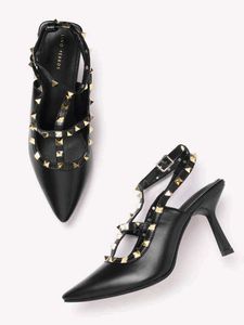 Studded Pointed Flats