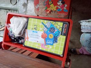 Children&#39;s Red Table &amp; Chair Set