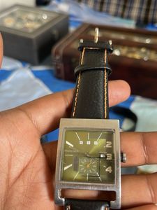 Fastrack Unique Square Watch With Sub Hand Second