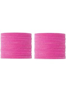 Plain Velvet Glass Bangles