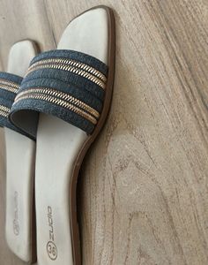 Denim Slipper/ Flats