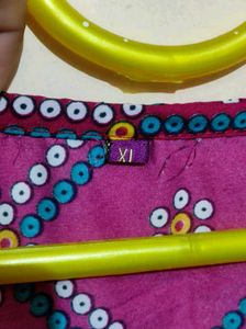 Maroon Patterned Kurti