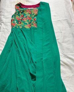 Heavy Embroidery Work Dupatta Style One Piece✨
