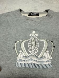 Dolce &amp; Gabbana Grey Crown 👑 Sweatshirt