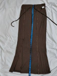 Checkered Midi Skirt