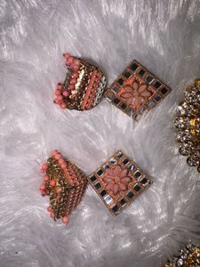 Ethnic Mirror Jhumka