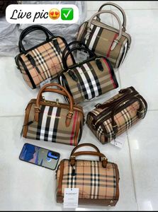 BURBERRY PREMIUM HANDBAG + SLING BAG DUFFLE TYPE