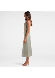 Forever New Opal Bias Cowl SatinMidi Dress