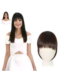 Front Piece Fringe Bangs Clip On