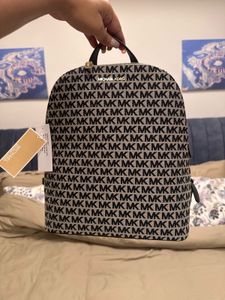 Michael Kors’ Cindy Large MK Logo backpack