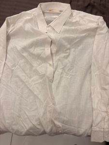 Elegant White Long Sleeve Shirt