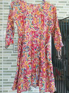 Colorful Print Short Kurti