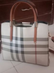 New Burberry Print Handbag