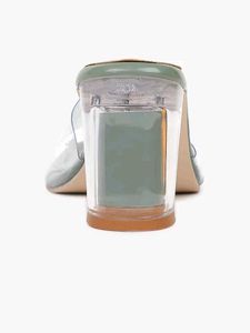 Sale ✨Green Block Heel Mules