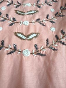 Peach Kurti