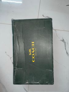 Coach Brown Croc Embossed Booties