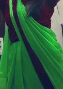 Elegant Green Saree