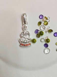&#34;Pure Silver Hanuman Ji Pendant | Spiritual Locket