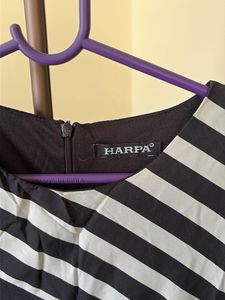 Chic Black &amp; White Striped Dress