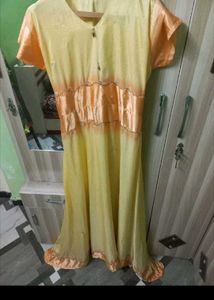 satin gown