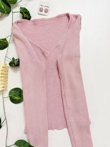 Knitted Top Full Sleeves